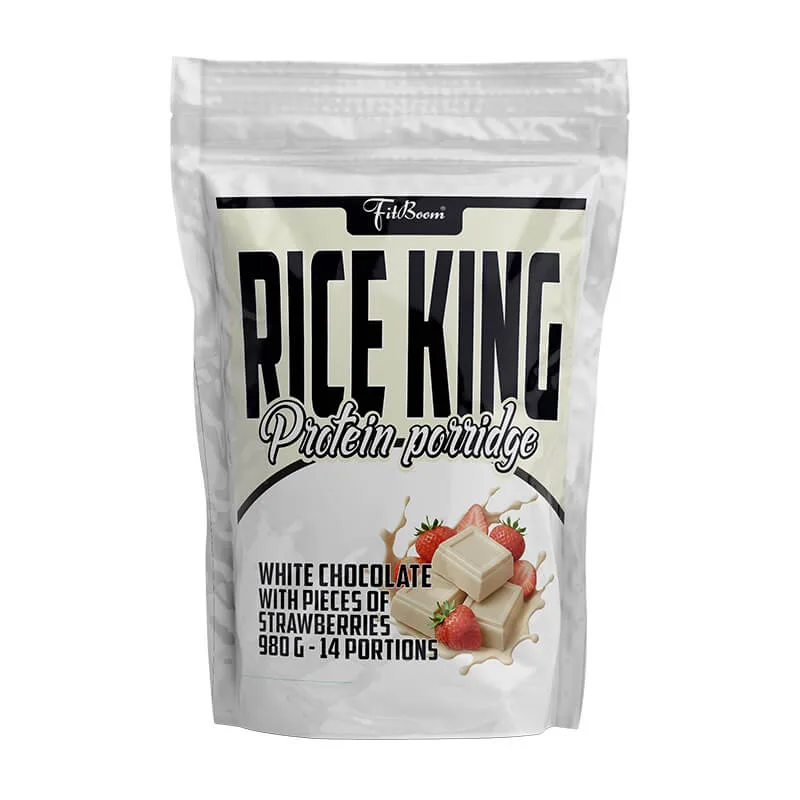 FitBoom Rice King Protein Porridge - 980 g (sladidlo sukralóza)